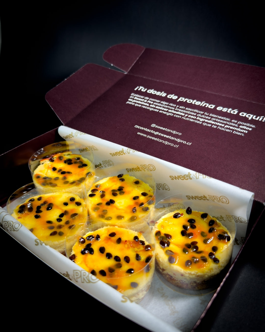 Box Cheesecake Maracuyá