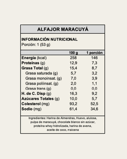 Box Alfajor Maracuyá Grande